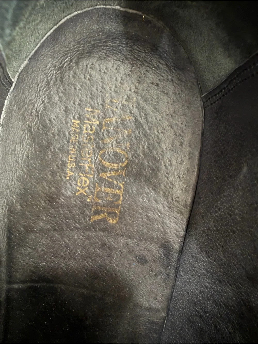 Hanover‎ Master Flex Classic Black Leather Cap-Toe Men’s Dress Shoes